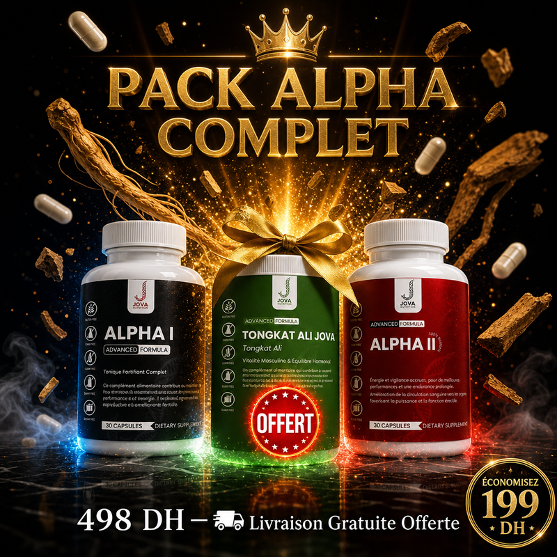 Pack Alpha Complet — ALPHA I + ALPHA II + Tongkat Ali OFFERT